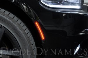 Dodge Charger Side Marker Light Assembly - Diode Dynamics - LED Sidemarkers - Amber Red - `15-`21